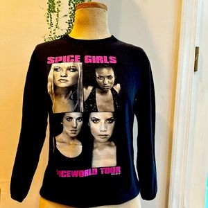 Vintage 90s Spice Girls Spiceworld 1998 tour sweatshirt sz s